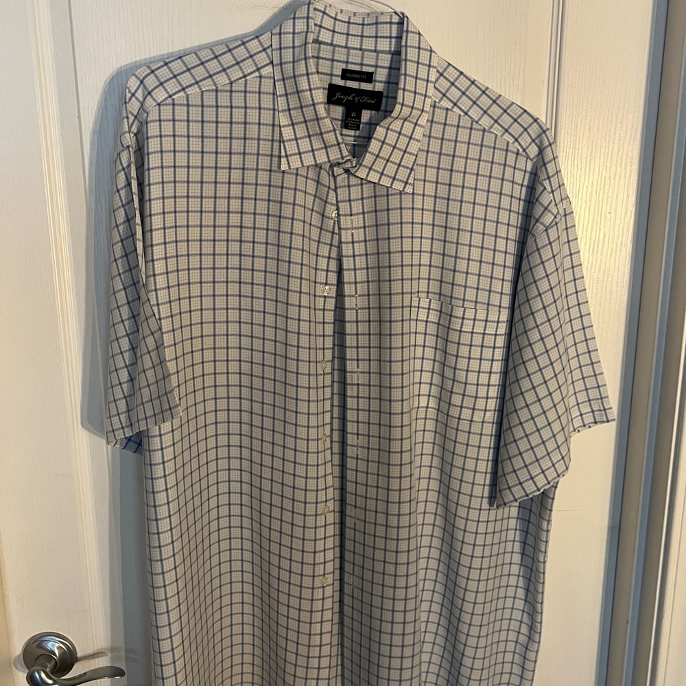 Joseph & Feiss Blue Checkered Men's Shirt